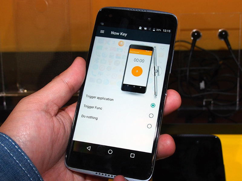 設定から、Now Keyに割り当てる機能を変更できる