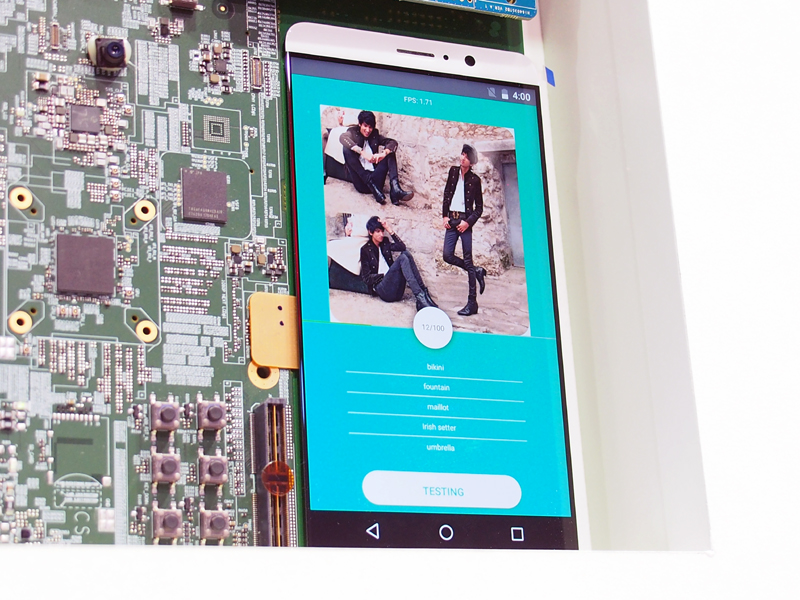 CPUとNPU、それぞれの処理速度を比較