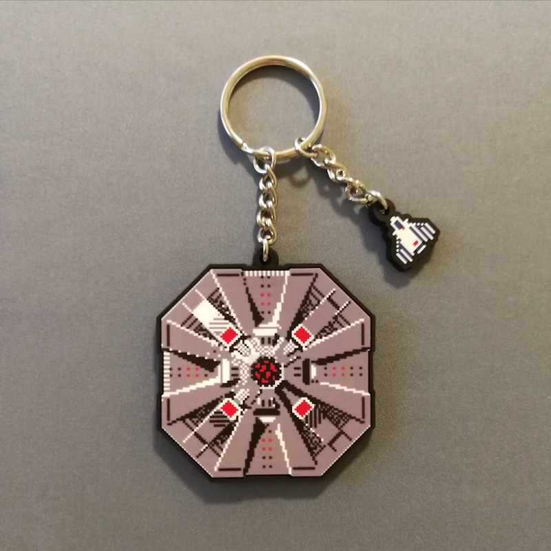 予約注文者には、ソルバルウとアンドアジェネシスの両方が付いたキーホルダーのオマケ付き