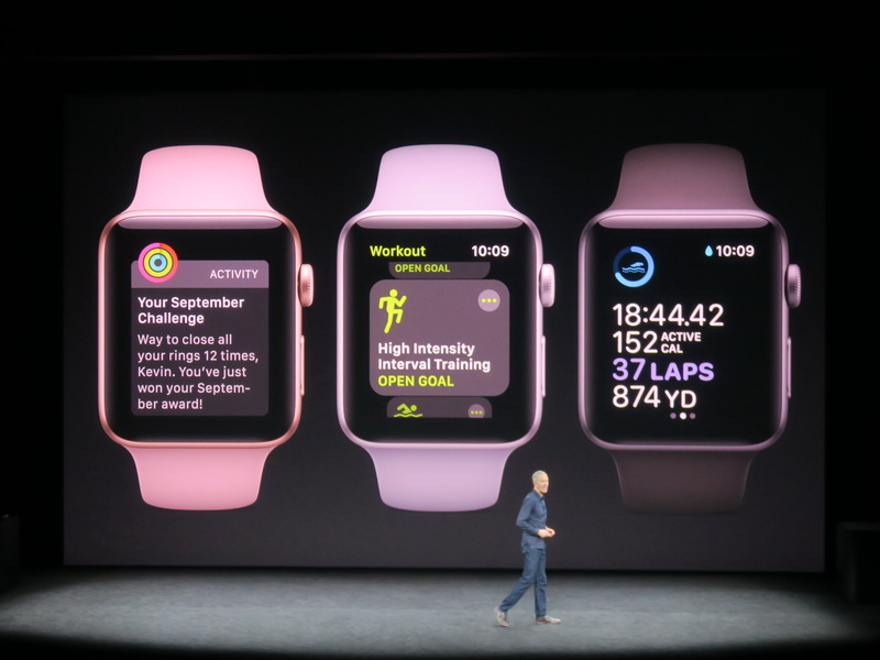 ワークアウトなど、さまざまな運動や健康に関する情報を取得できるApple Watch