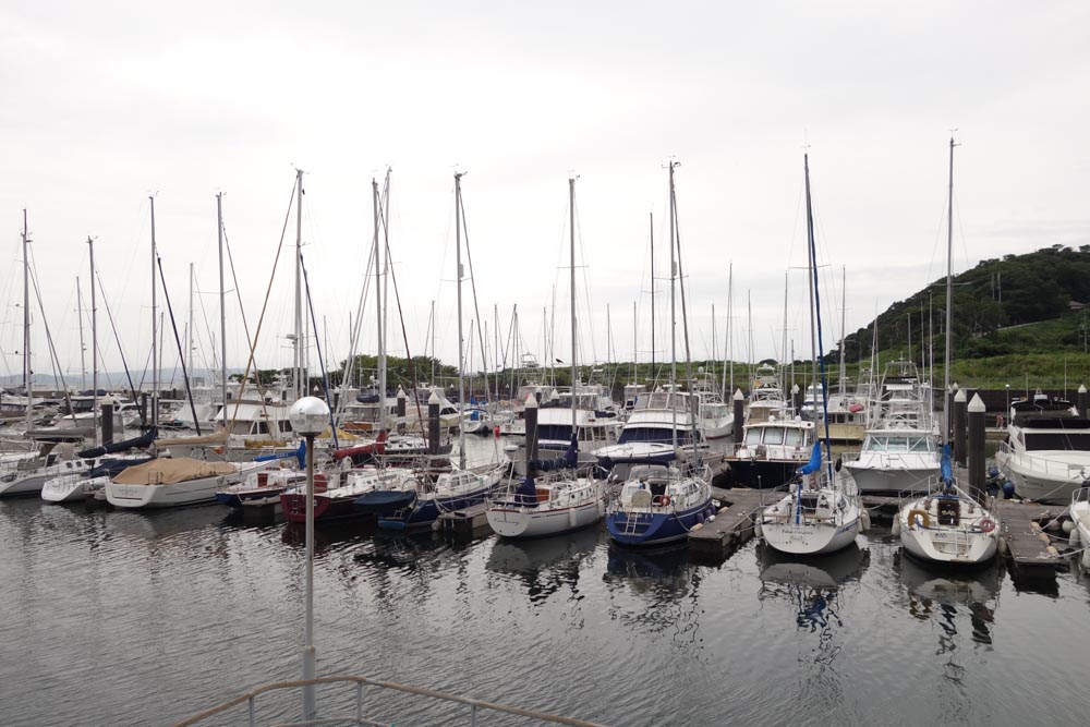 イベントの開催された横須賀市のマリーナ