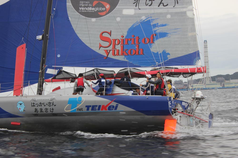 写真の左の赤いのがSpirit of yukoh IVの上げ下げできる翼