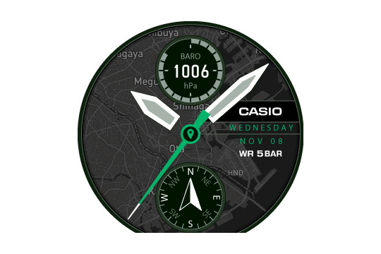 ウォッチフェイス「プレイス」