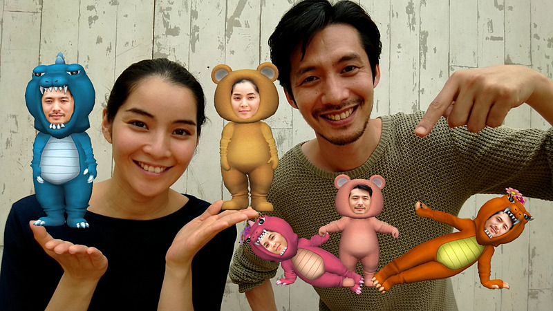 3Dクリエイターで作成したキャラクターと撮影