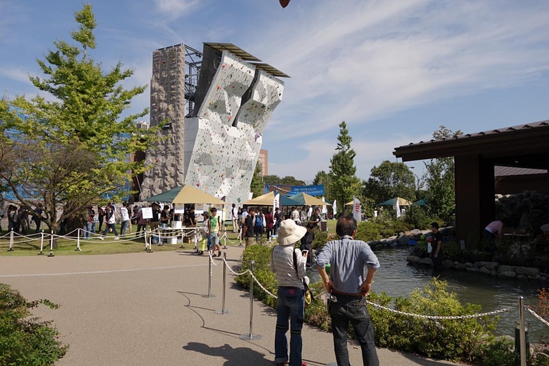 TORQUE WONDERLAND会場。右手の池はカヤック体験会場