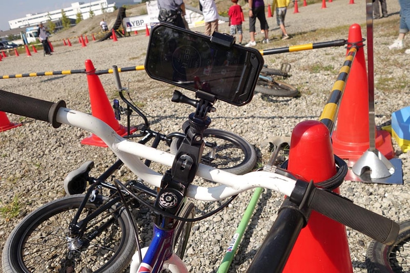 体験用BMXにもTORQUE G03が装備されていた