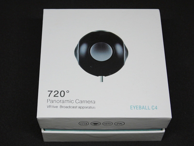 BENEVE EYEBALL C4パノラマカメラ ブラック (Android向け全天球カメラ)