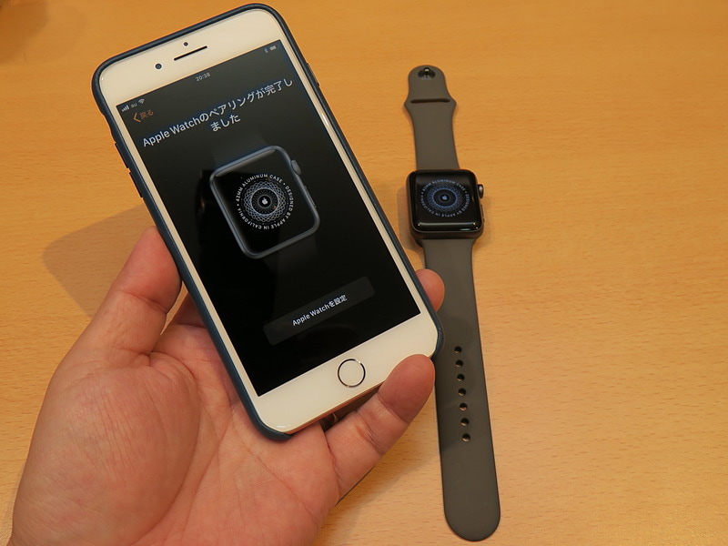 無事にペアリングが完了。PINコードの入力なども必要なく、非常に簡単。