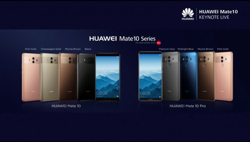 「Mate 10」「Mate 10 Pro」