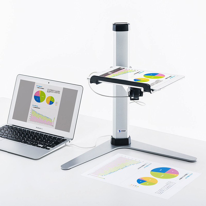 タブレットが書画カメラに
