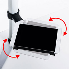 CR-LATAB25 サンワサプライ　タブレットスタンド　YouTube 撮影 タブレットが書画カメラになるスタンド、サンワサプライが発売