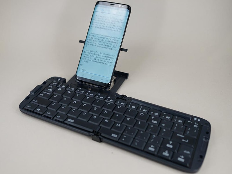 Galaxy S8とBluetoothキーボード