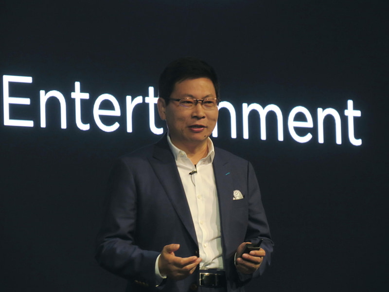 ファーウェイCEOでConsumer Business Group担当のRichard Yu氏が登壇