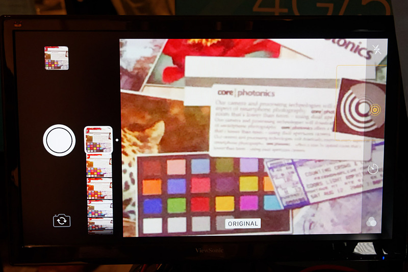 こちらはiPhone 8によるカメラ映像。光学ズームは2倍
