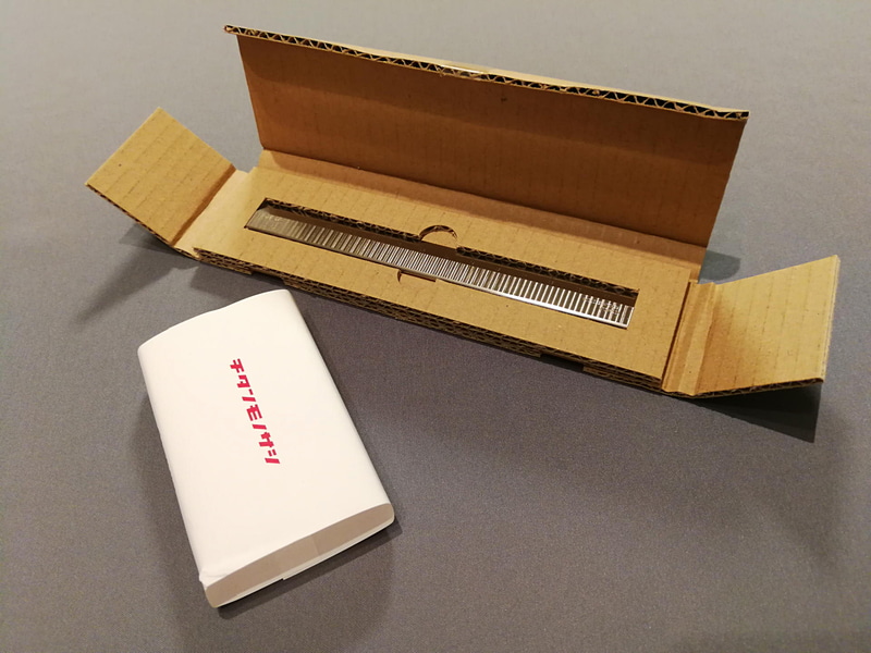 単なる道具の収納ダンボールというシンプルさが気に入ってしまった