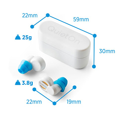 耳栓にノイズキャンセリング機能搭載、「QuietOn」が発売 - ケータイ Watch