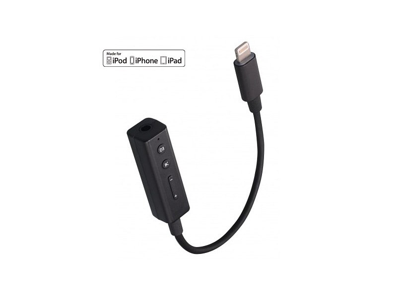 iPhoneを充電しながらハイレゾ再生、音声通話にも使える「TLNC2D35-HR」