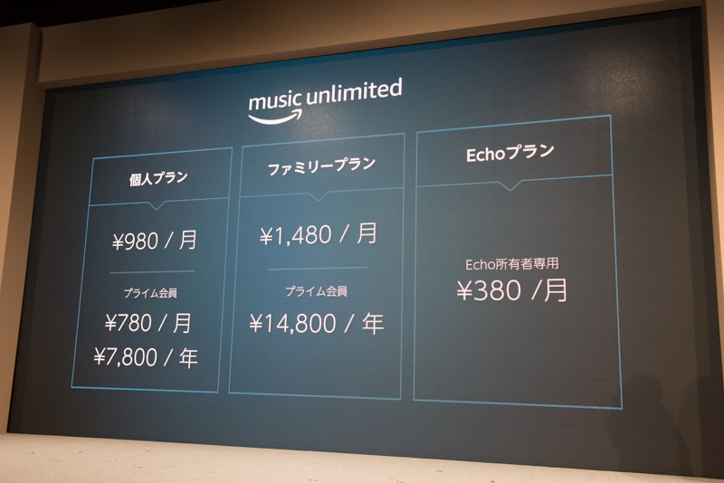 「Amazon Music Unlimited」