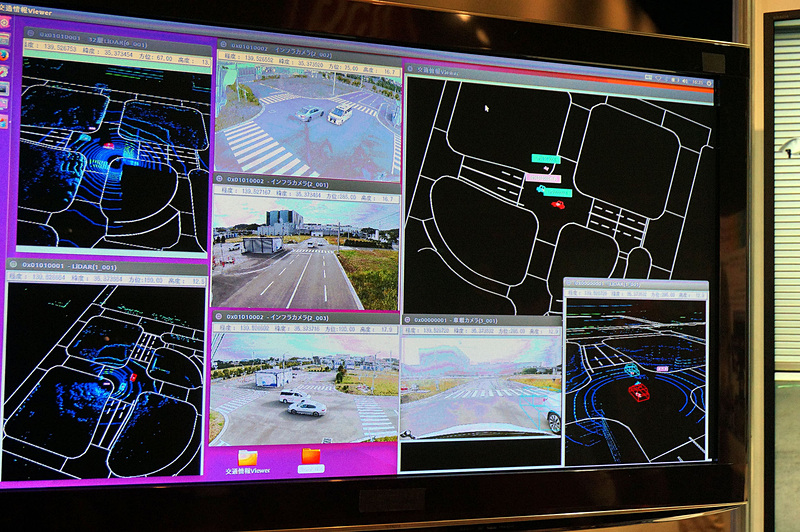 クルマや道路などのセンサーから得た情報