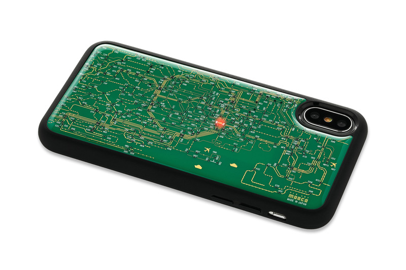 「FLASH 東京回路線図 iPhone Xケース」