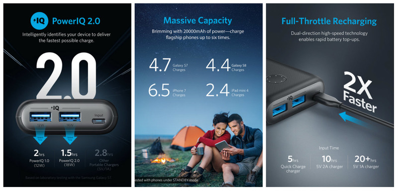 「Anker PowerCore II 20000」