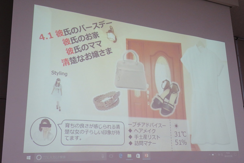 チーム「KT Fashion Lab #901」（共立女子大学）の「Lilou Reco」