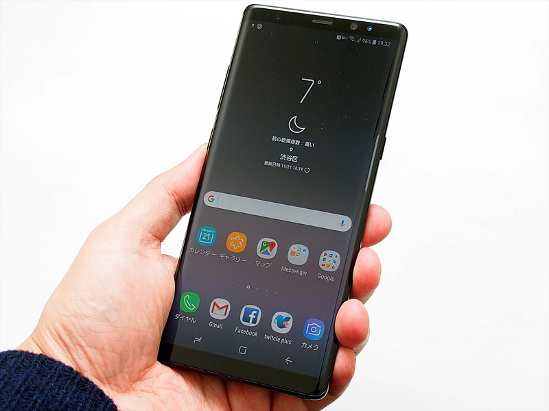 Sペンが快適なGalaxy Note8
