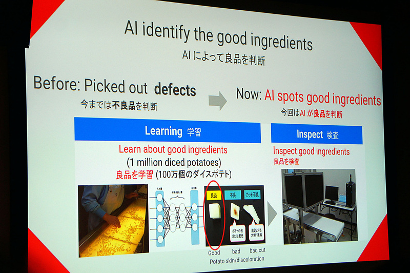 キユーピーでは原料検査にAIを活用