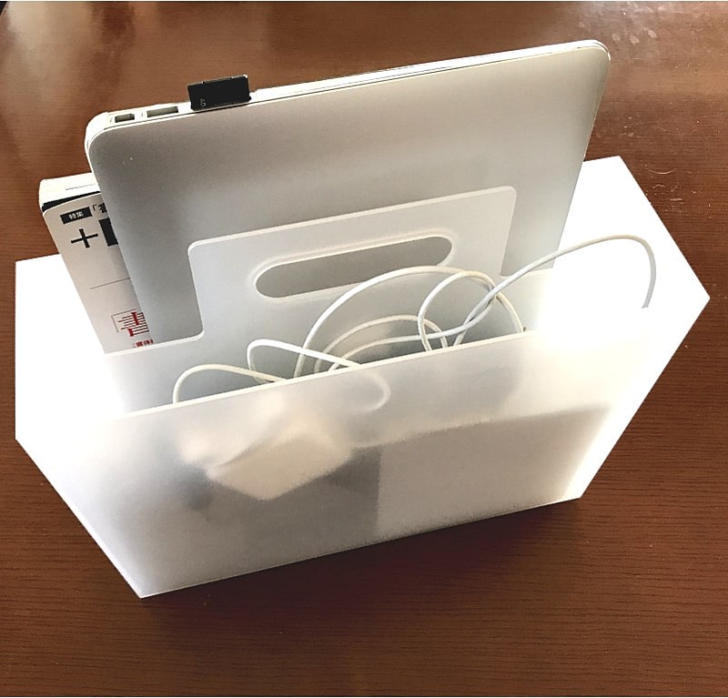 ファイルボックスの中に突っ込んですっきり！