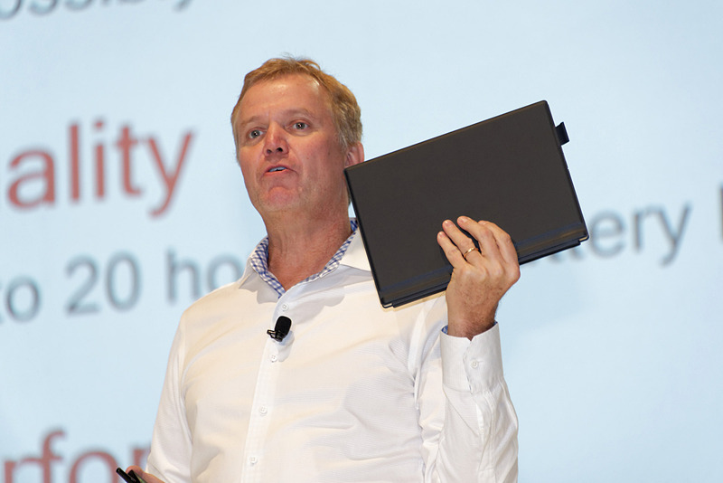 HPのConsumer Personal Systemsでバイス・プレジデント兼ジェネラルマネージャーを務めるケビン・フロスト氏が登壇