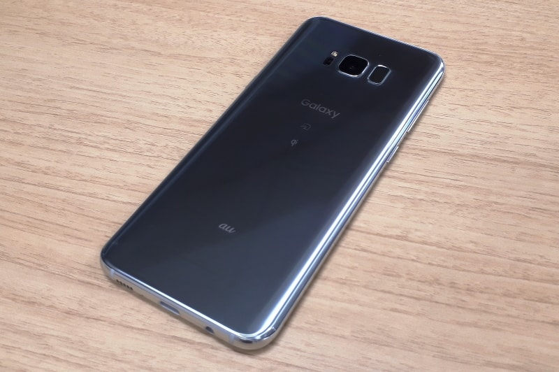 先月安価に購入した「Galaxy S8+ SCV35」