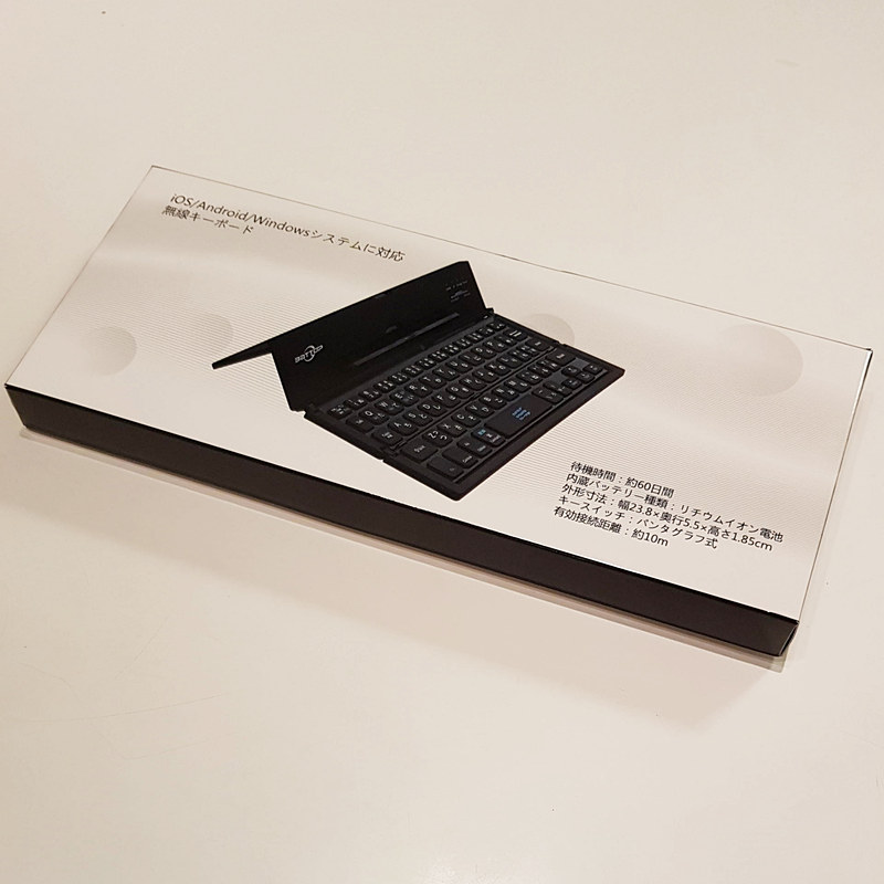 Android/iOS/Windowsの3つに対応するありがちなキーボードだ