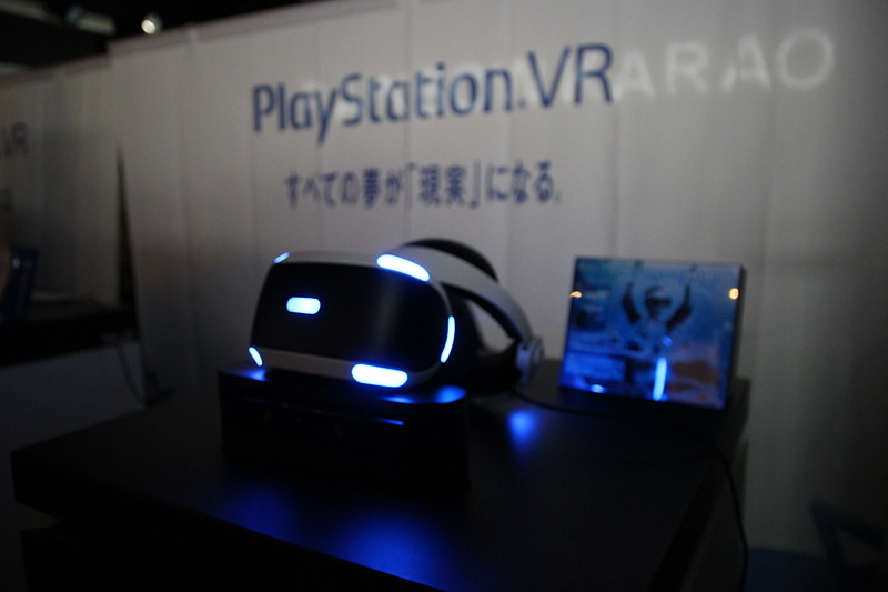 発売前タイトルも試遊できるPS VRのコーナー。サイバーマンデーセールの目玉商品の1つになっている