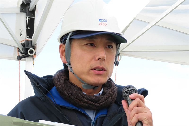 KDDI 電波部 マネージャーの遠藤昌氏