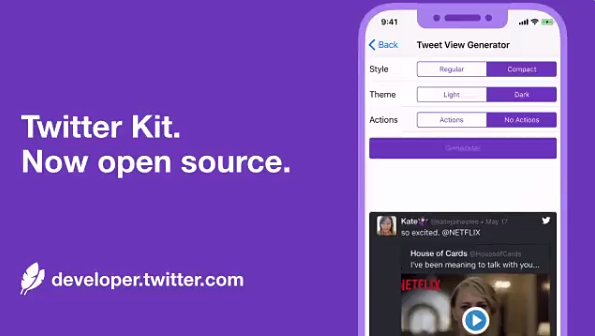 iOS向けの「Twitter Kit」がオープンソース化