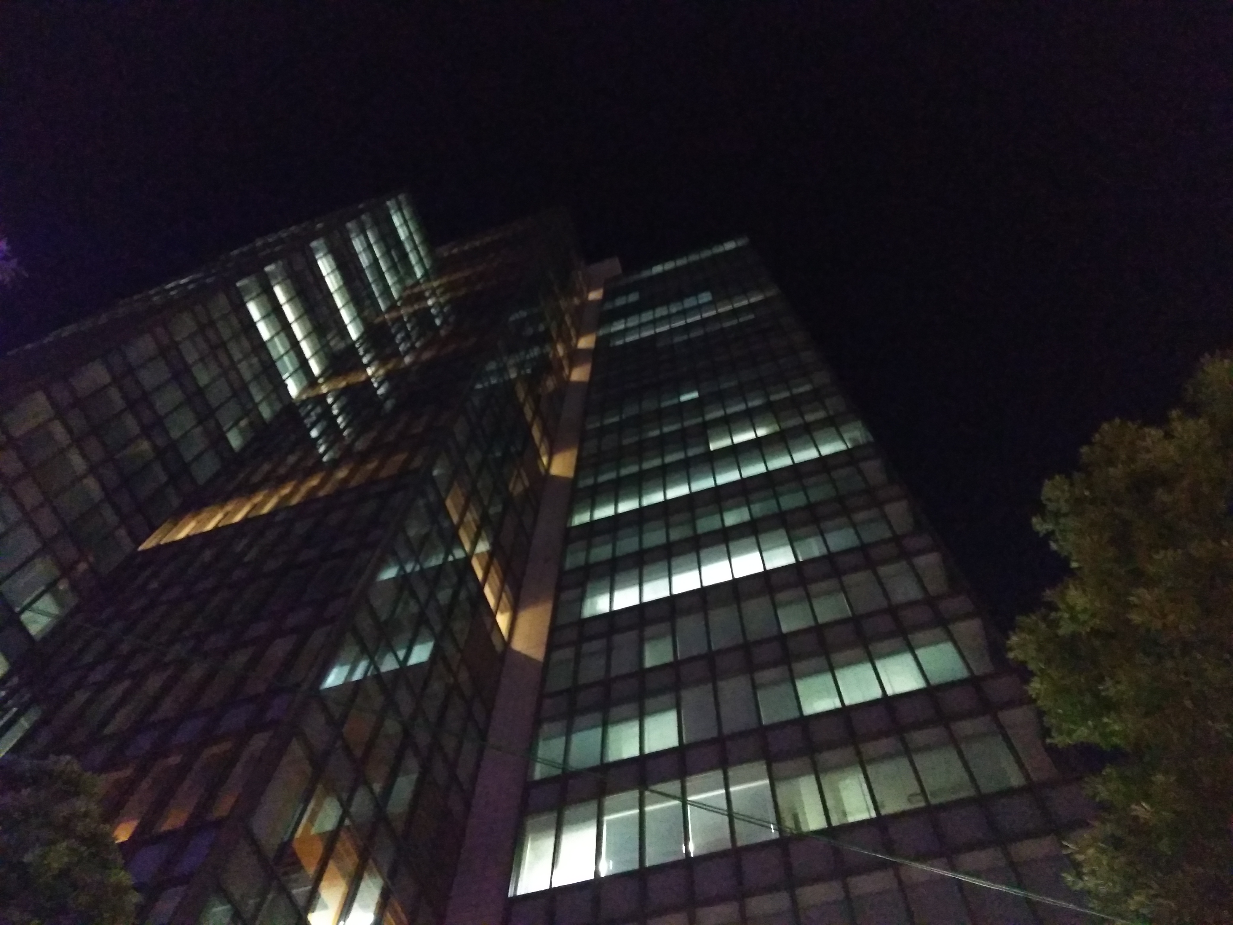 夜間の撮影サンプル