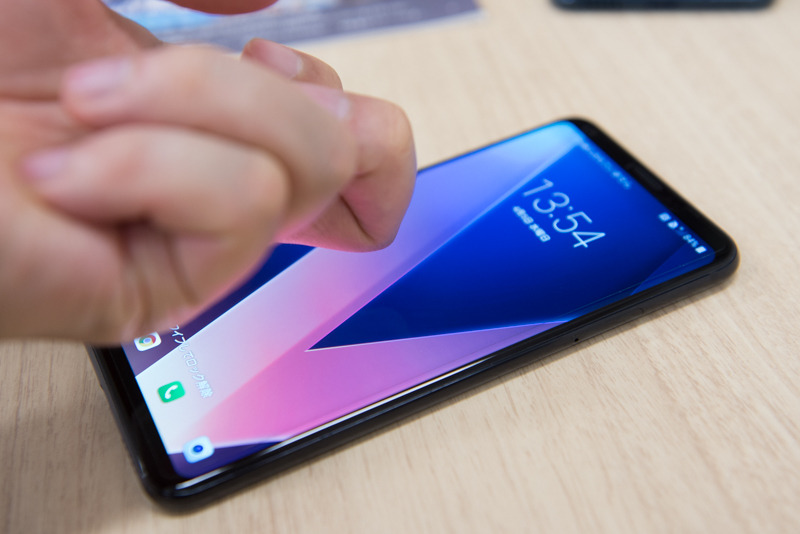 ノックコードでロック解除が可能