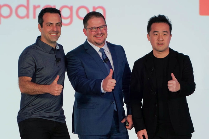 左からFacebookのBarra氏、クアルコムのAmon氏、シャオミのBarra氏