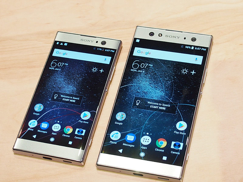 CESでは、ミドルレンジモデル3機種を発表。うち2機種を展示した