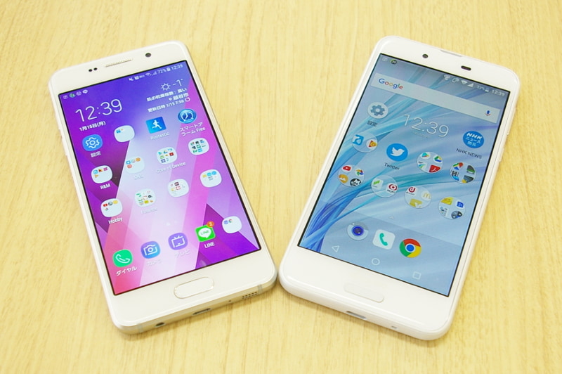 筆者のワガママを叶えてくれる「Galaxy Feel SC-04J」と「AQUOS sense SH-01K」