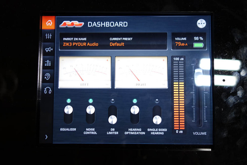 PYOUR Audioのアプリ。ParrotのZik以外への対応も進めたいとのこと