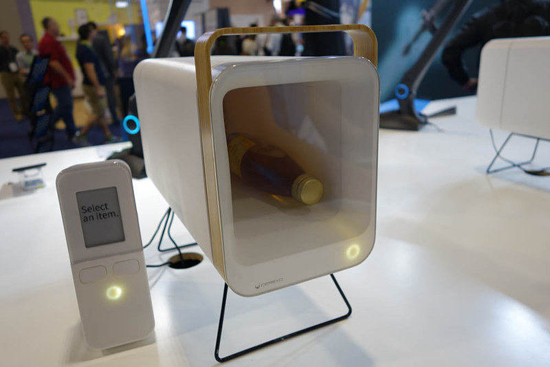 Qvie。現状では酒瓶などが入らないので、大きさの異なるバリエーションなども検討しているという