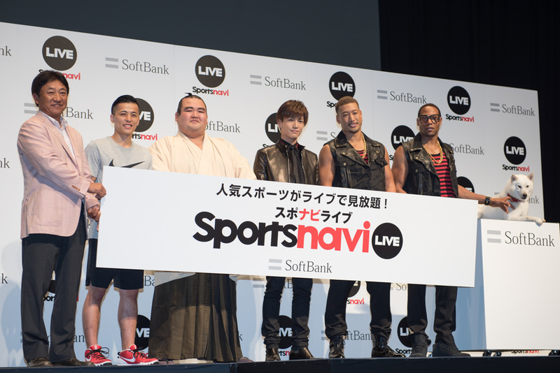 スポナビライブのCM発表会（2016年6月）