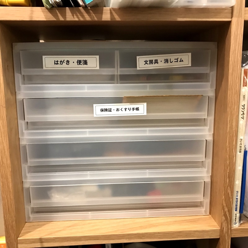 ラベルを貼ることによってモノの所在がハッキリして片付けが捗る……はず