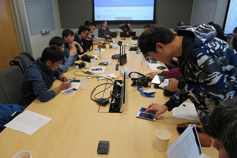 Snapdragon 845 Benchmarking Workshopの様子