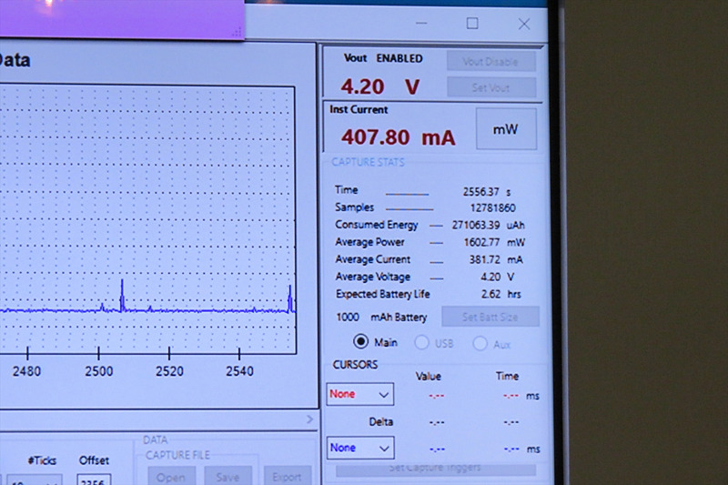 Snapdragon 845の電力消費量