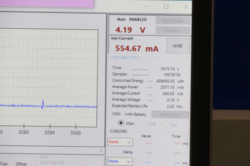 Snapdragon 835の電力消費量