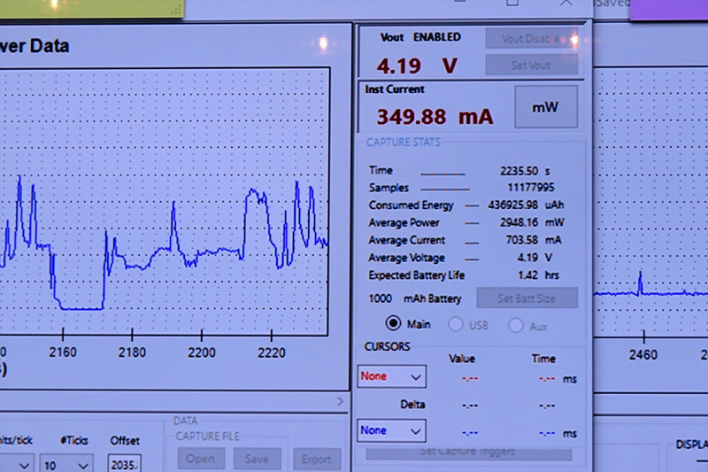 Snapdragon 845の電力消費量