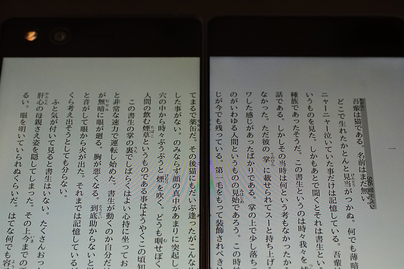 左側のメインディスプレイがやや黄色味がかっているのが気になる