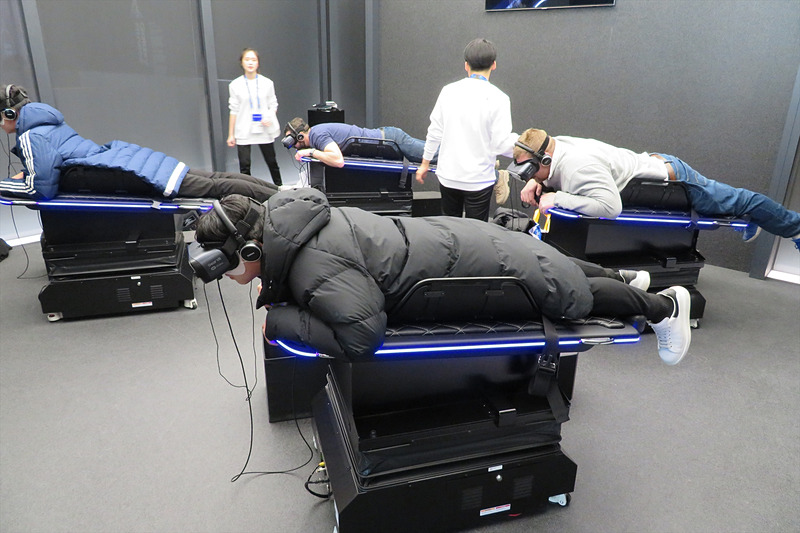 スケルトンのVR体験